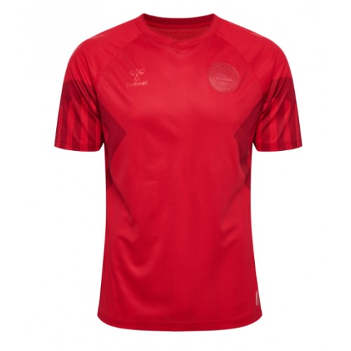 Denmark Replica Home Stadium Shirt World Cup 2022 Short Sleeve